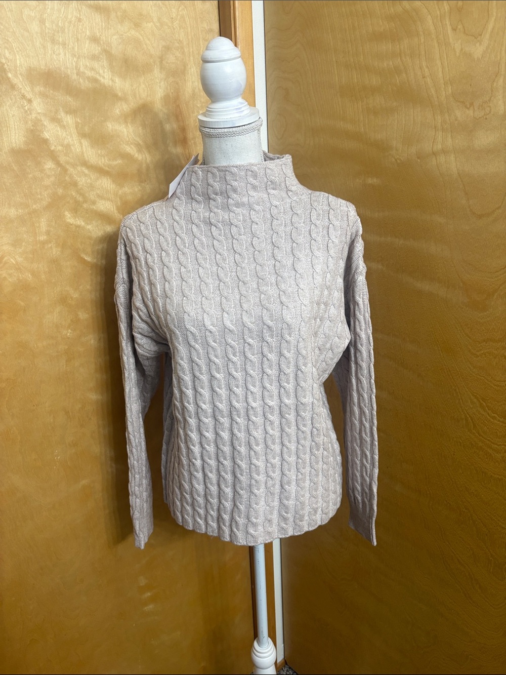 NWT Philosophy Quail Heather Mock Neck Long Sleeve Sweater Size S
